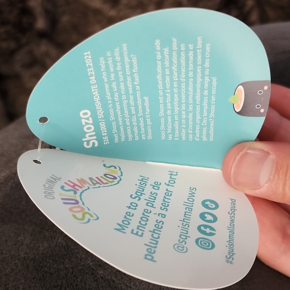 NEW! Squishmallows Shozo the Sushi - 16 inch Stuffie NWT - Picture 6 of 8